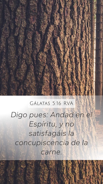 Gálatas 5:16 RVA Bible Verse Image