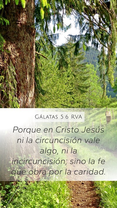 Gálatas 5:6 RVA Bible Verse Image