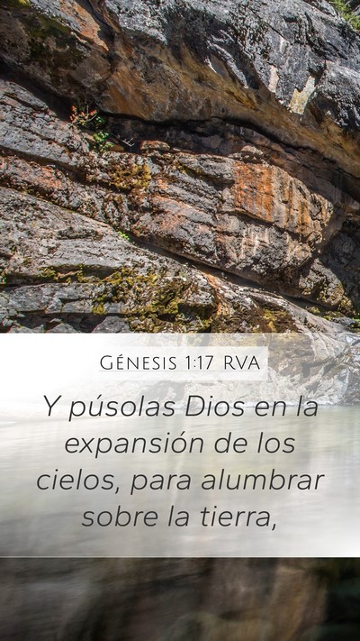 Génesis 1:17 RVA Bible Verse Image