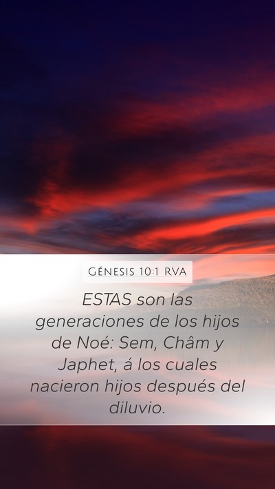 Génesis 10:1 RVA Bible Verse Image
