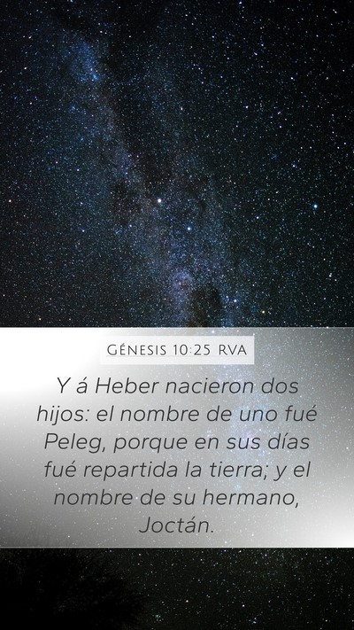 Génesis 10:25 RVA Bible Verse Image