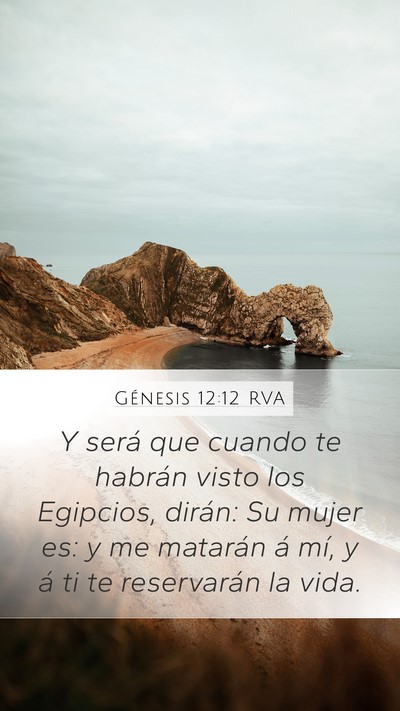 Génesis 12:12 RVA Bible Verse Image