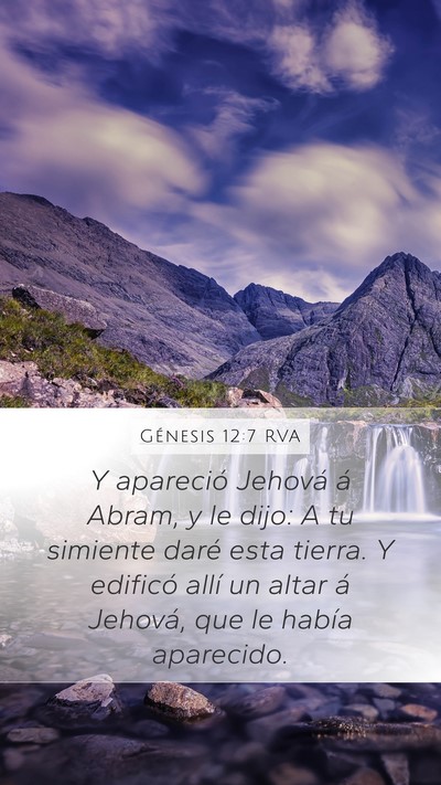 Génesis 12:7 RVA Bible Verse Image