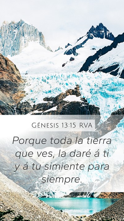 Génesis 13:15 RVA Bible Verse Image