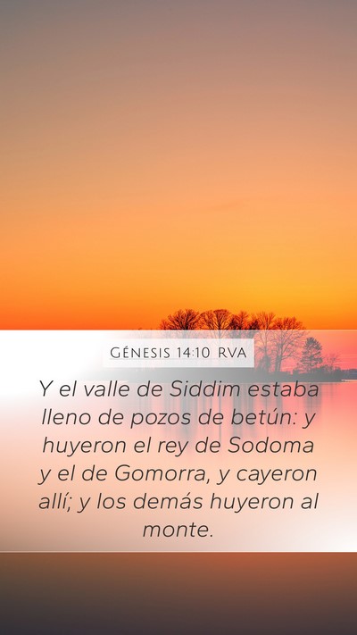 Génesis 14:10 RVA Bible Verse Image