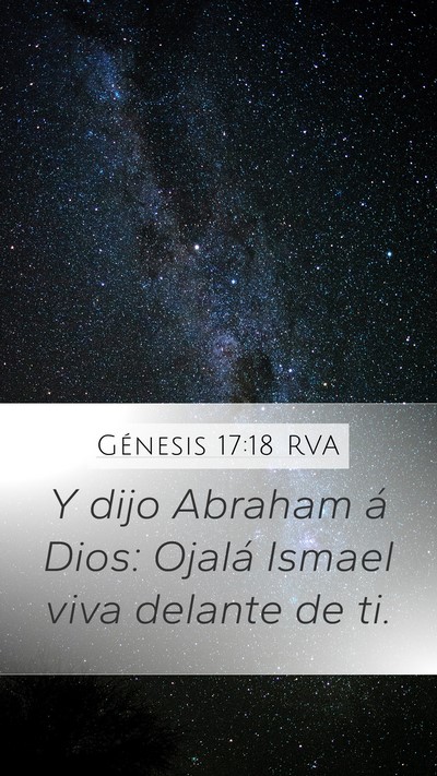 Génesis 17:18 RVA Bible Verse Image
