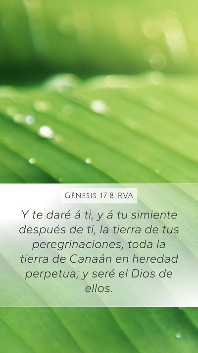 Génesis 17:8 RVA Bible Verse Image