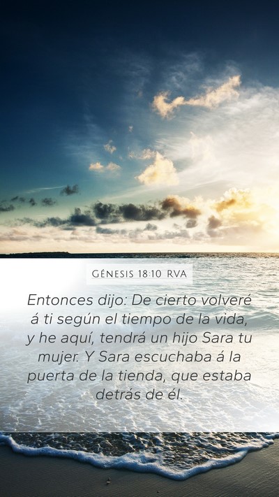 Génesis 18:10 RVA Bible Verse Image