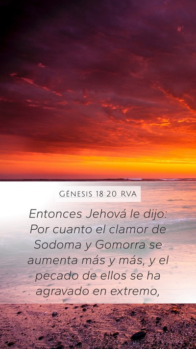 Génesis 18:20 RVA Bible Verse Image