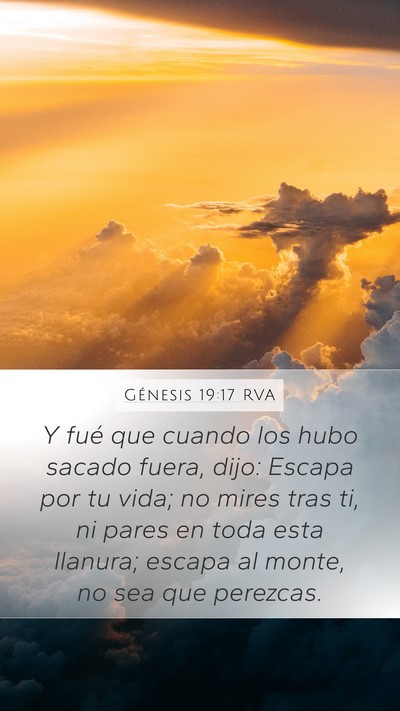 Génesis 19:17 RVA Bible Verse Image