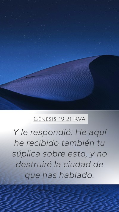 Génesis 19:21 RVA Bible Verse Image