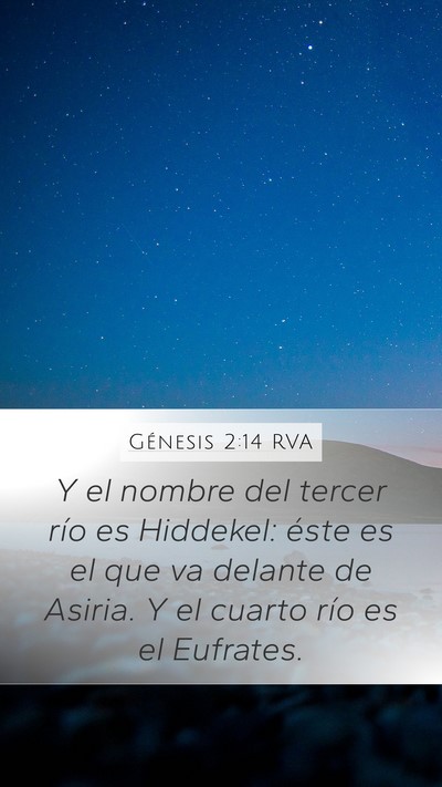 Génesis 2:14 RVA Bible Verse Image