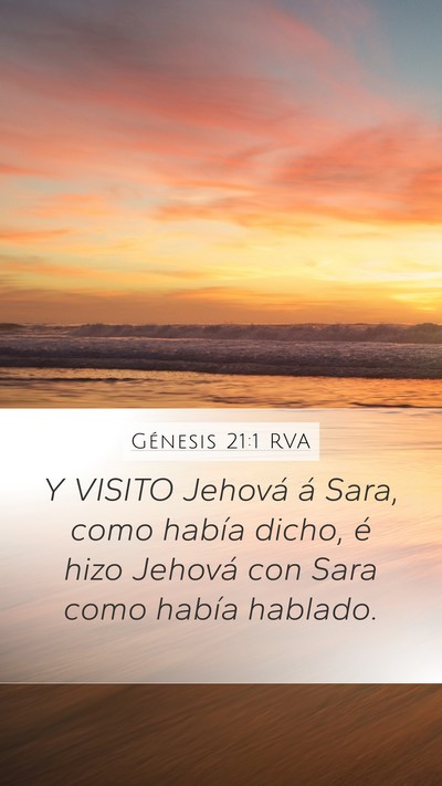 Génesis 21:1 RVA Bible Verse Image