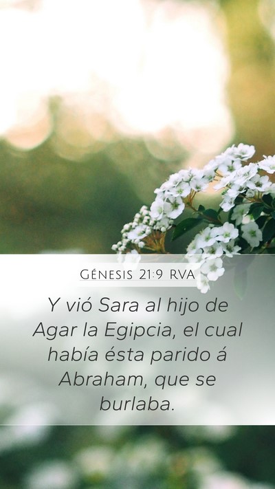 Génesis 21:9 RVA Bible Verse Image