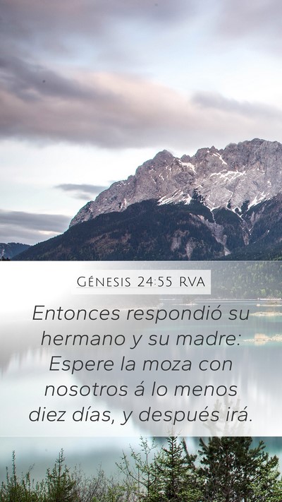 Génesis 24:55 RVA Bible Verse Image