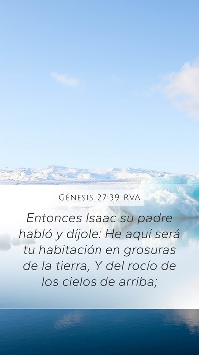 Génesis 27:39 RVA Bible Verse Image