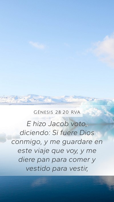 Génesis 28:20 RVA Bible Verse Image