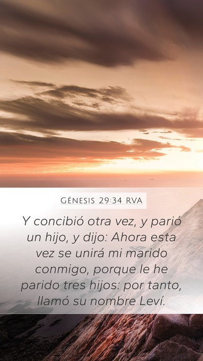 Génesis 29:34 RVA Bible Verse Image