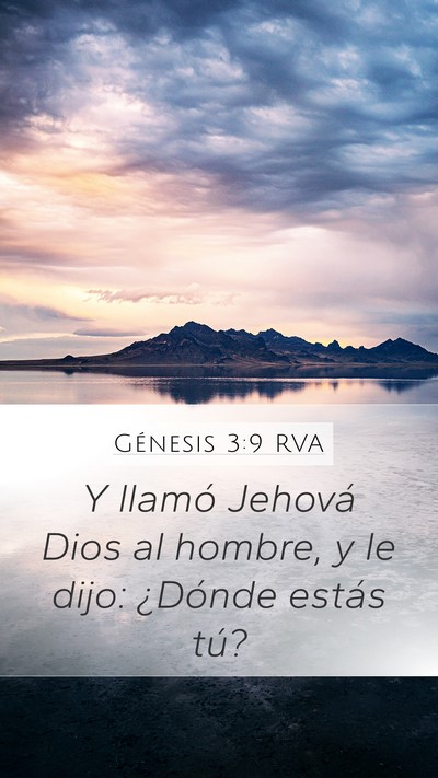 Génesis 3:9 RVA Bible Verse Image