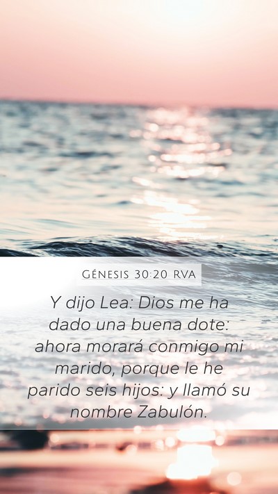 Génesis 30:20 RVA Bible Verse Image