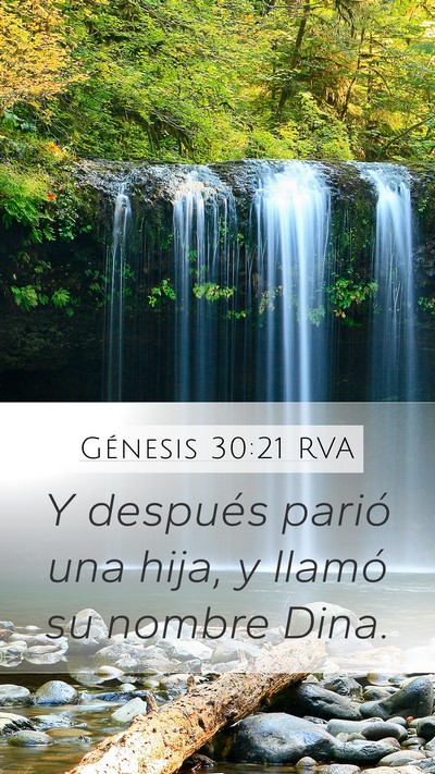 Génesis 30:21 RVA Bible Verse Image