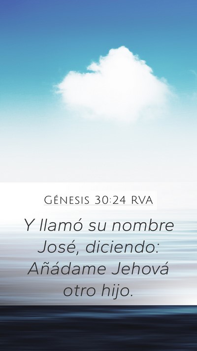 Génesis 30:24 RVA Bible Verse Image