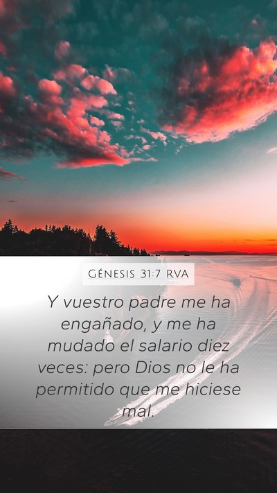 Génesis 31:7 RVA Bible Verse Image