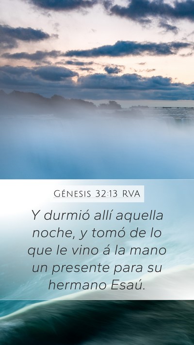 Génesis 32:13 RVA Bible Verse Image