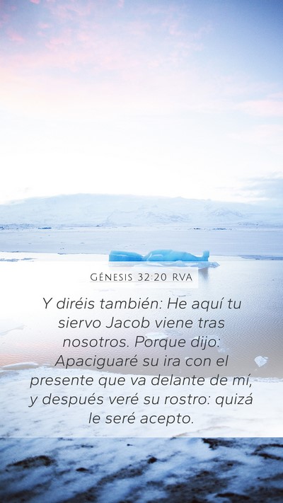 Génesis 32:20 RVA Bible Verse Image