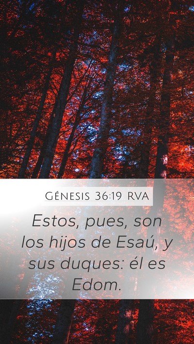 Génesis 36:19 RVA Bible Verse Image
