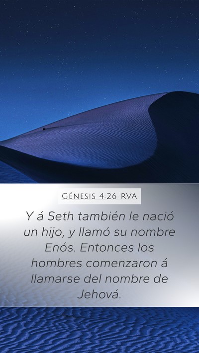 Génesis 4:26 RVA Bible Verse Image