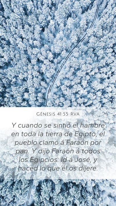 Génesis 41:55 RVA Bible Verse Image