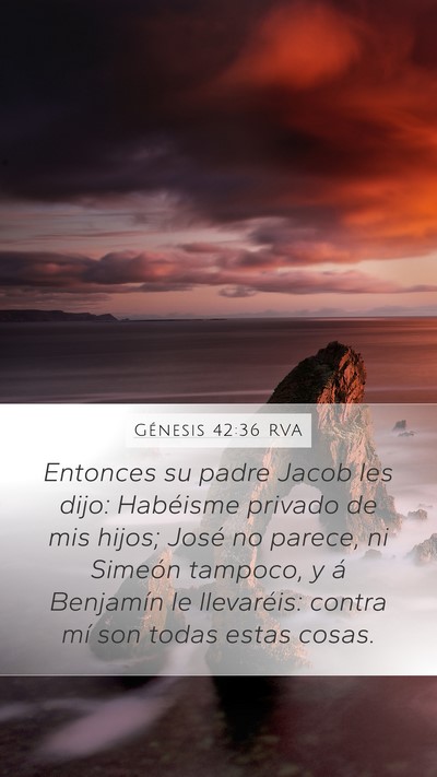 Génesis 42:36 RVA Bible Verse Image