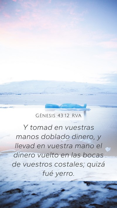 Génesis 43:12 RVA Bible Verse Image