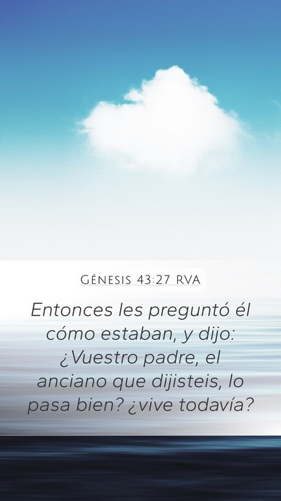 Génesis 43:27 RVA Bible Verse Image