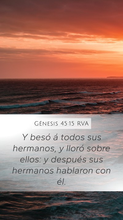 Génesis 45:15 RVA Bible Verse Image