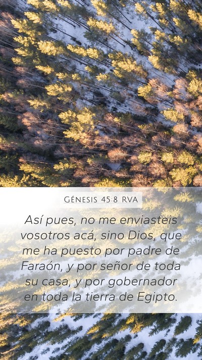 Génesis 45:8 RVA Bible Verse Image