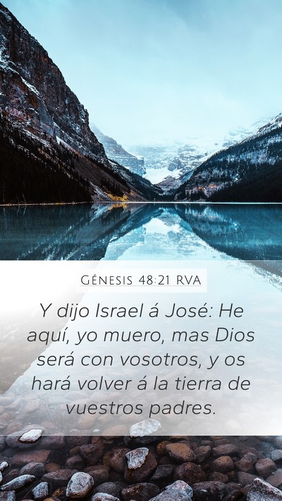 Génesis 48:21 RVA Bible Verse Image