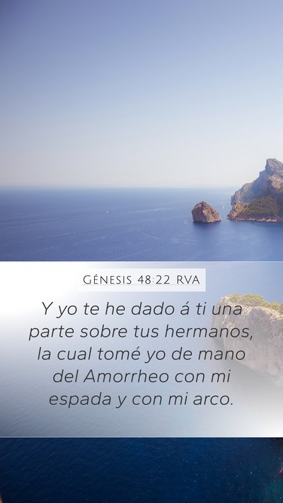 Génesis 48:22 RVA Bible Verse Image