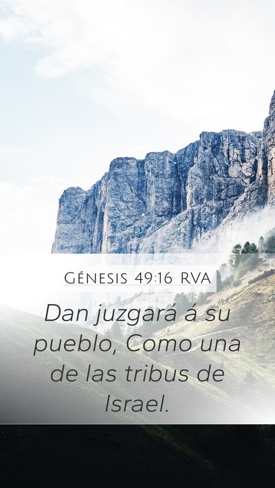 Génesis 49:16 RVA Bible Verse Image