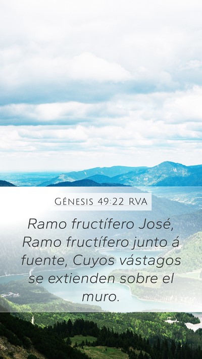 Génesis 49:22 RVA Bible Verse Image