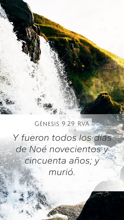 Génesis 9:29 RVA Bible Verse Image