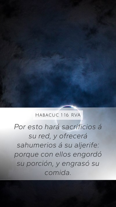 Habacuc 1:16 RVA Bible Verse Image