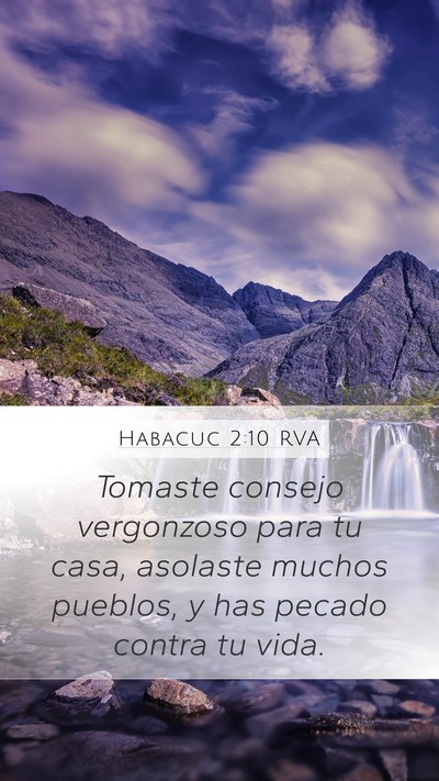 Habacuc 2:10 RVA Bible Verse Image