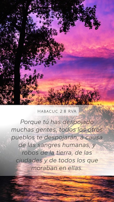 Habacuc 2:8 RVA Bible Verse Image