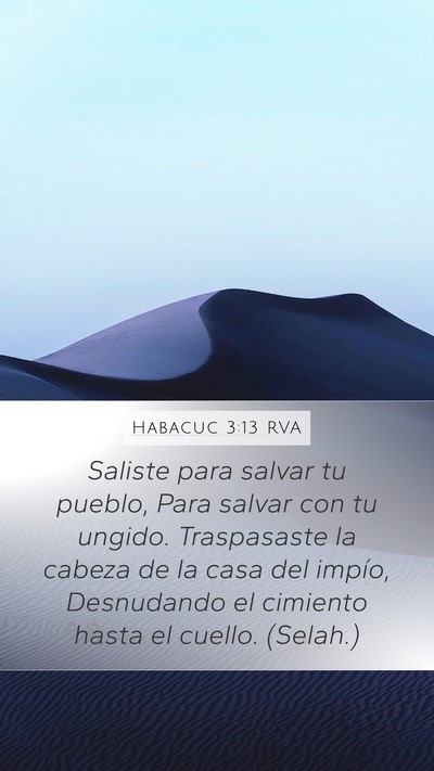Habacuc 3:13 RVA Bible Verse Image