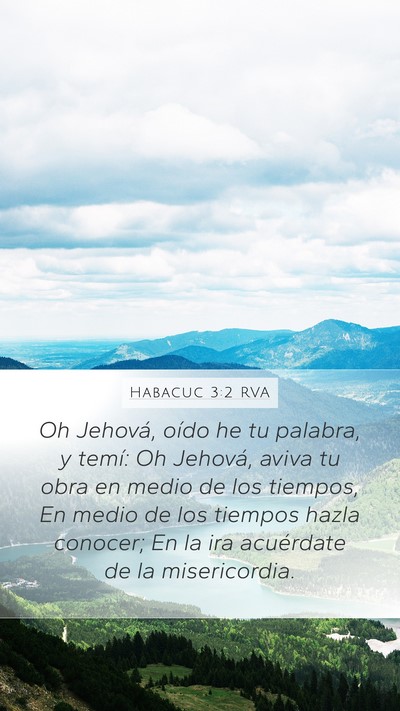 Habacuc 3:2 RVA Bible Verse Image