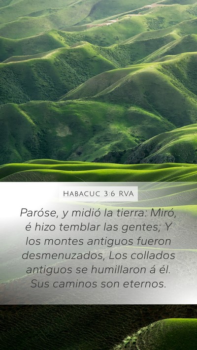 Habacuc 3:6 RVA Bible Verse Image