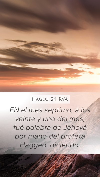 Hageo 2:1 RVA Bible Verse Image