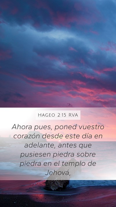 Hageo 2:15 RVA Bible Verse Image